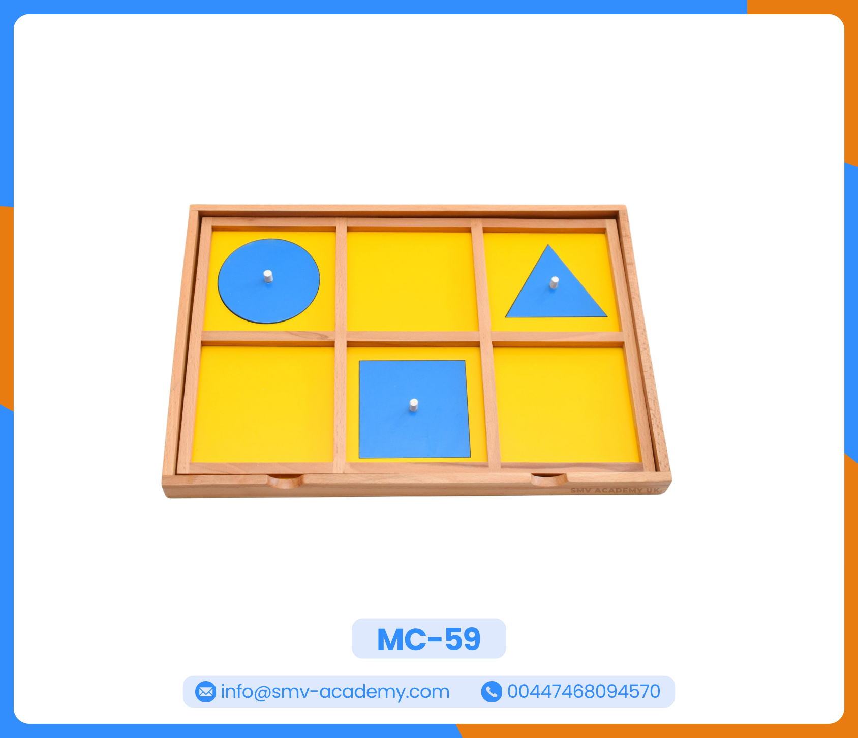 صينية التقديم والشرح - Geometric Cabinet Demonstration Tray